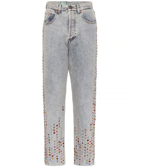 2018 gucci embellished jeans|Denim Trends For 2018 .